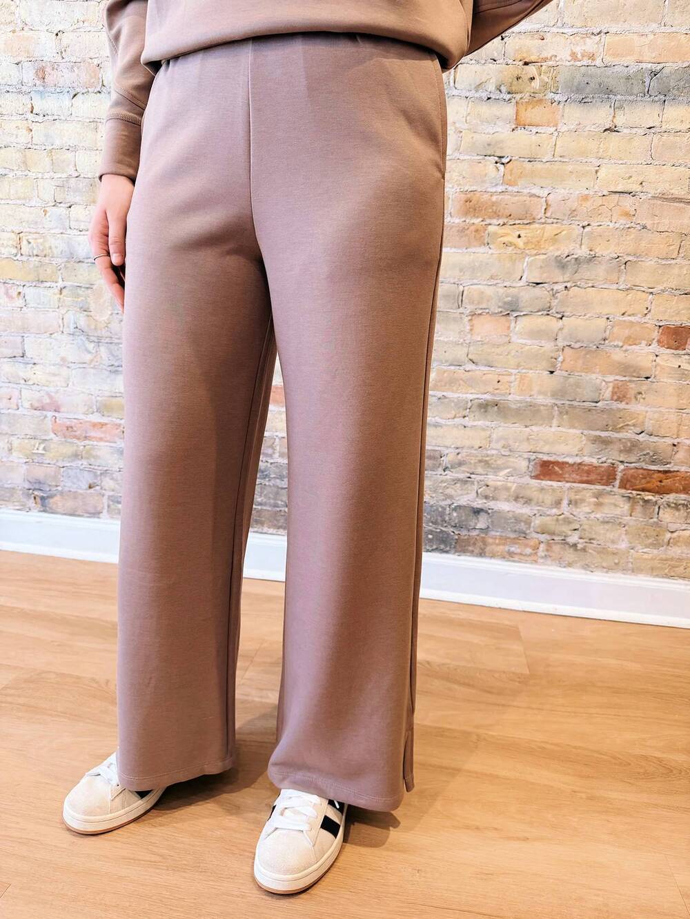 NEW ZENANA chloe pants in cocoa